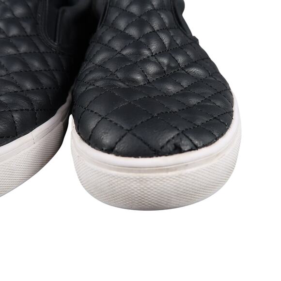 Daily Shoes Womens 11 Sneakers Slip On Quilted Black Casual Trainers Lifestyle - Picture 3 of 13